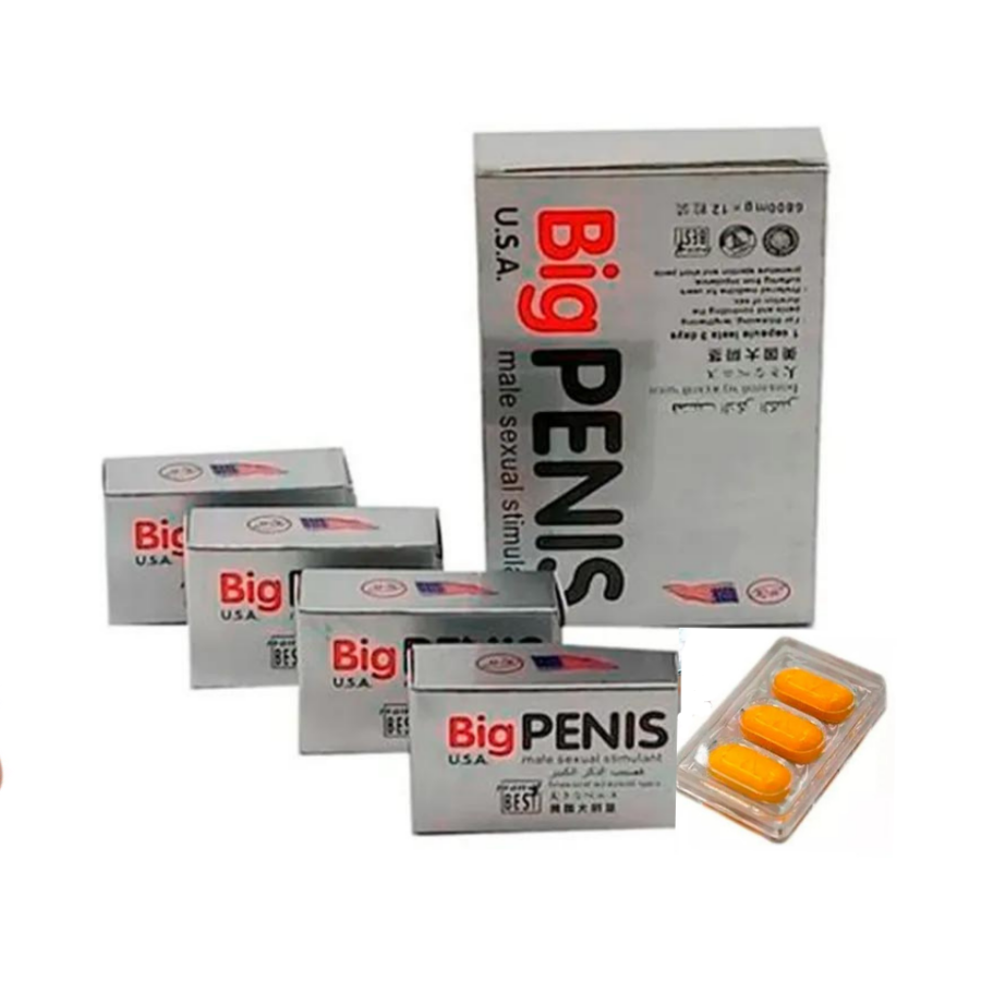 Big Penis Potenciador Sexual Estimulante Masculino *12 Servicios